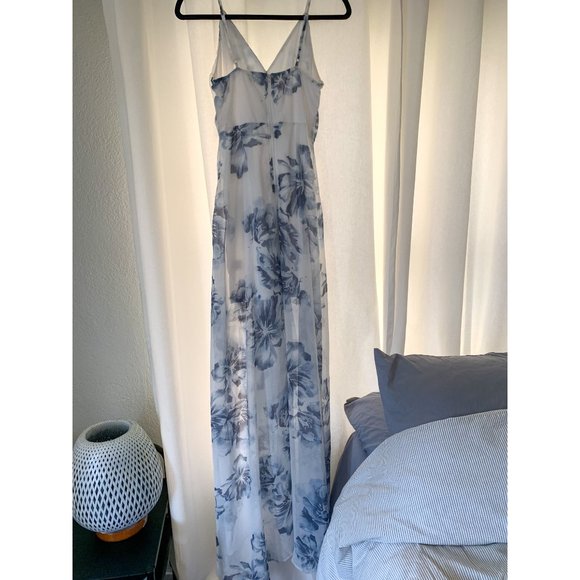 Floral Chiffon Maxi Dress - Picture 3 of 5